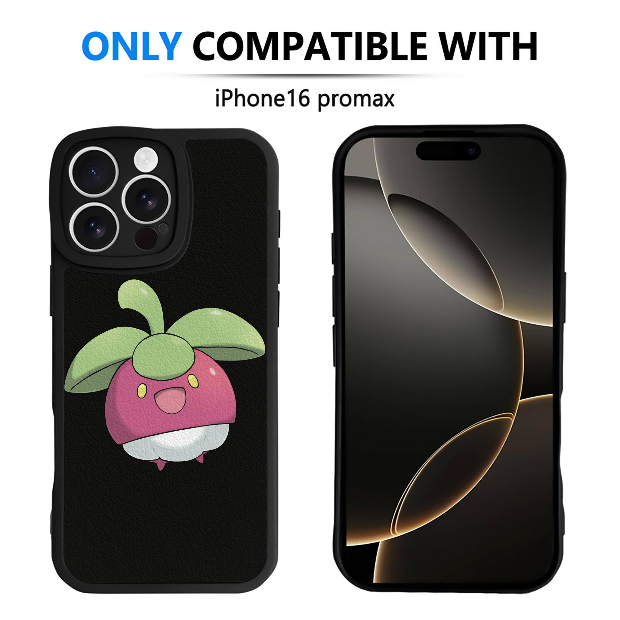 （画像用） ポケットモンスター Pokémon 【iPhone 16シリーズ対応】シリコンスマホケース（レザー調） 材質：シリコン